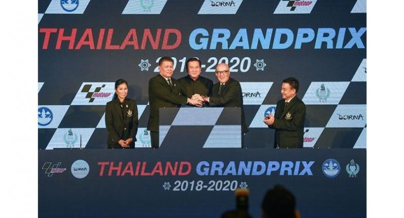 Signed! MotoGP comes to  Thailand for three years