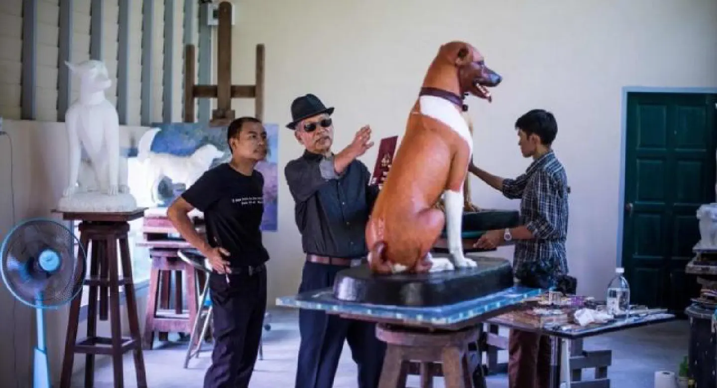 Sculpture of Khun Thong Daeng ready for Royal funeral