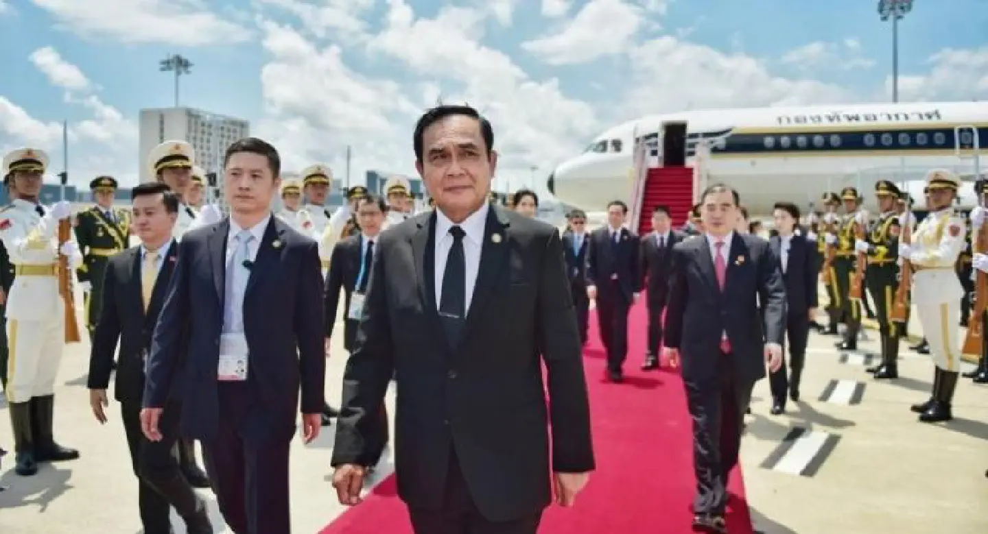 Prayut in China for BRICS summit Prayut in China for BRICS summit