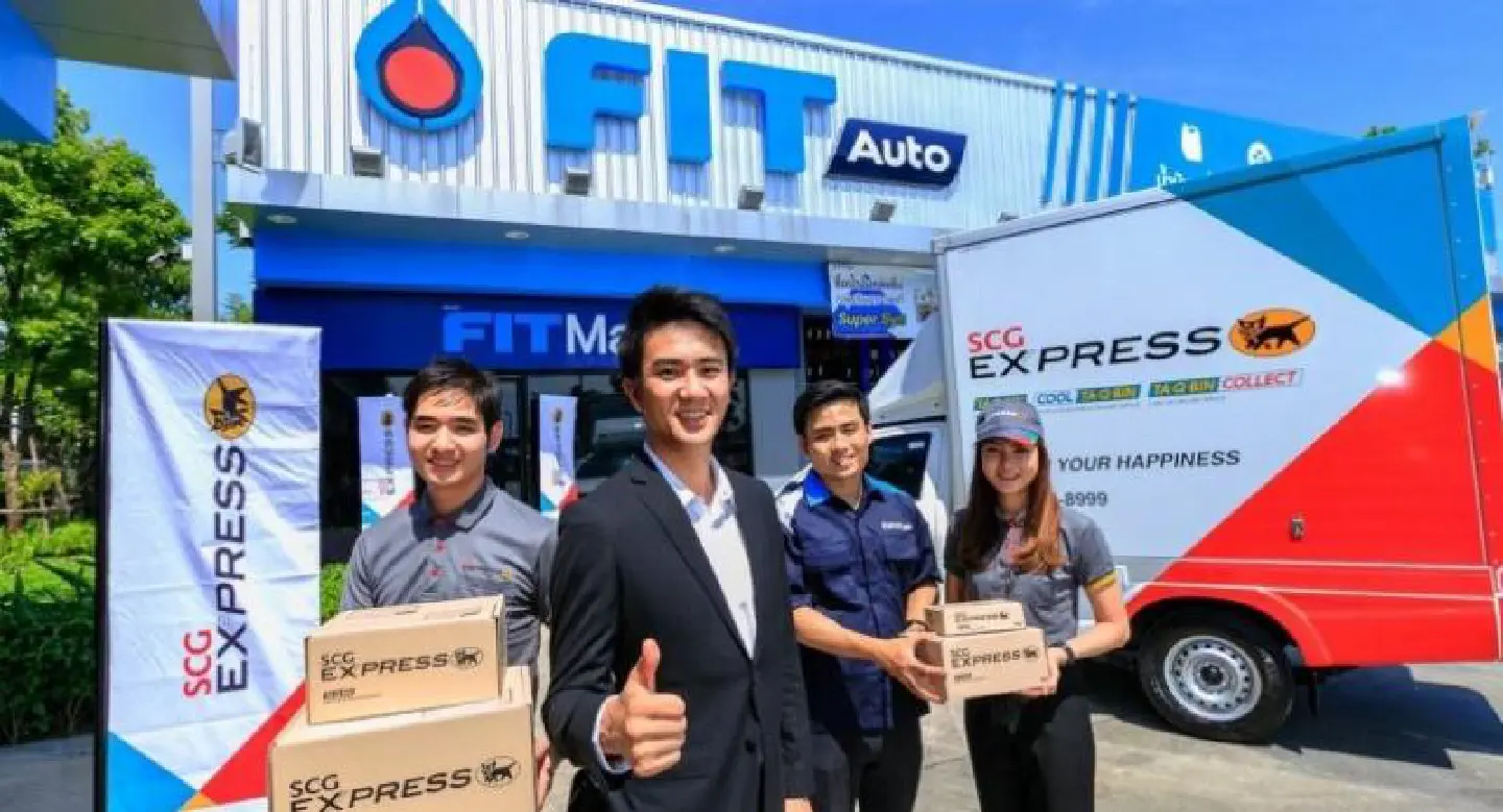 PTT stations partner with SCG Express