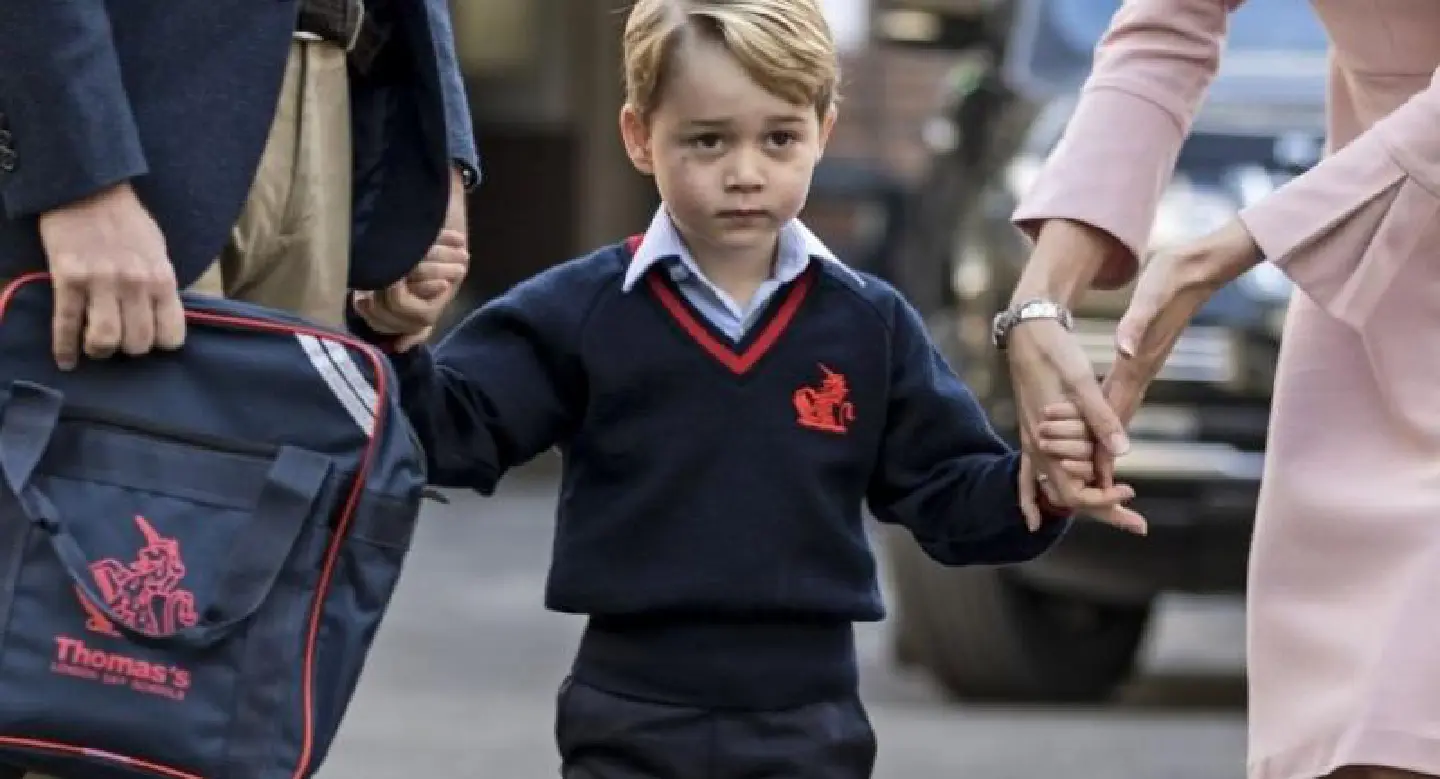 Prince George starts first day of school Prince George starts first day of school