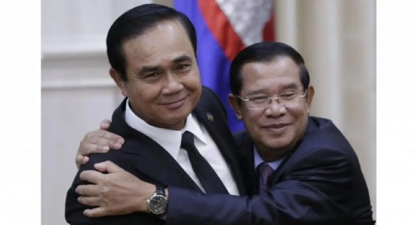 Silence on suspended dam deal as Prayut and Hun Sen agree to stronger bilateral ties Silence on suspended dam deal as Prayut and Hun Sen agree to stronger bilateral ties