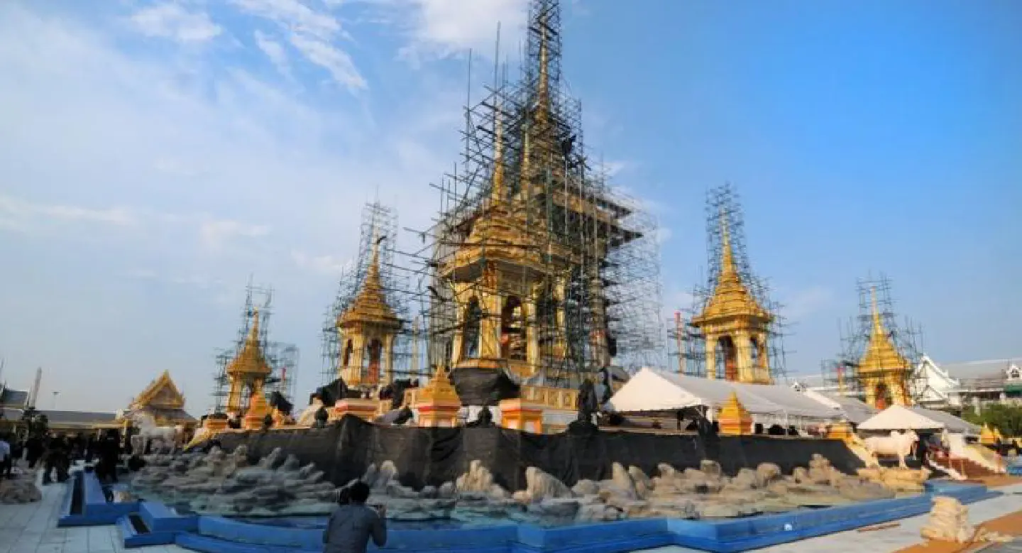 Rama IX’s grand funeral pyre will be ready on time Rama IX’s grand funeral pyre will be ready on time