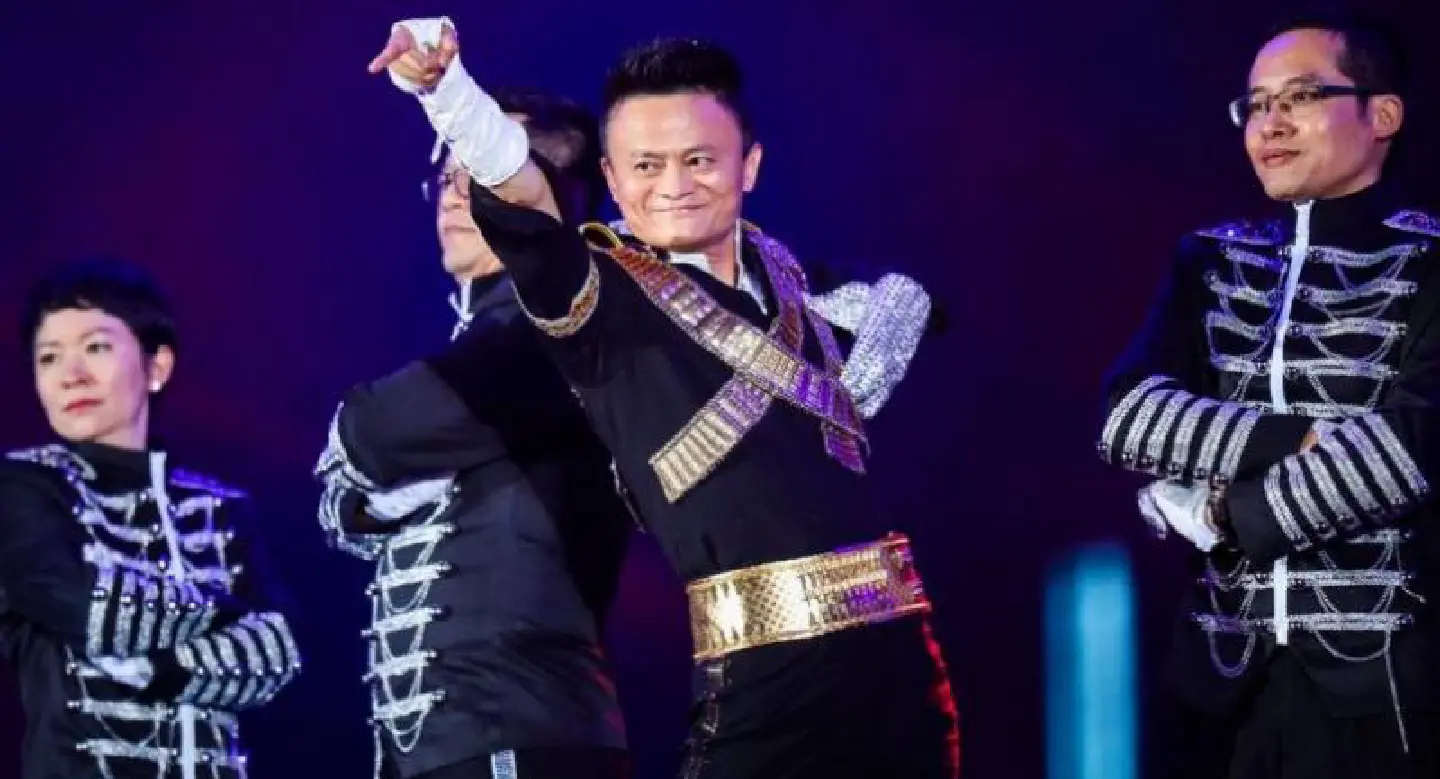 Watch video - Jack Ma shows off his Michael Jackson dance move at Alibaba's birthday celebration Watch video - Jack Ma shows off his Michael Jackson dance move at Alibaba's birthday celebration