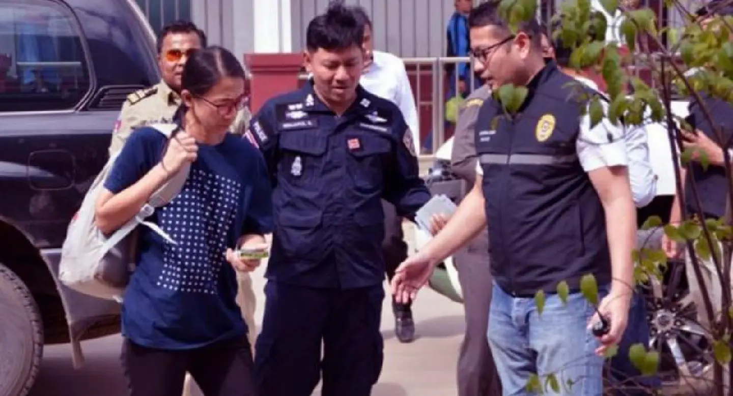 Thai woman facing 7 arrest warrants extradited from Cambodia Thai woman facing 7 arrest warrants extradited from Cambodia