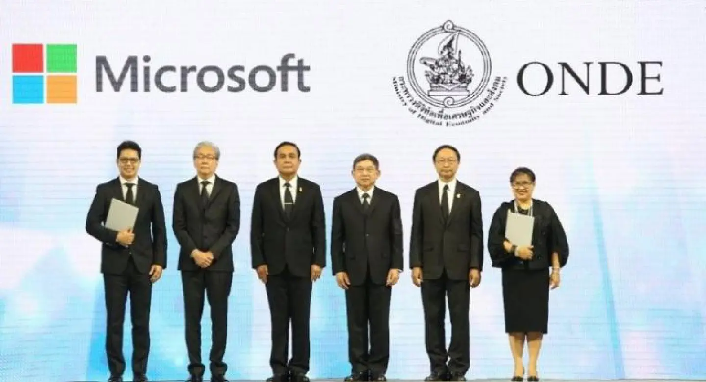 Microsoft signs MoU for Thai digital transformation Microsoft signs MoU for Thai digital transformation