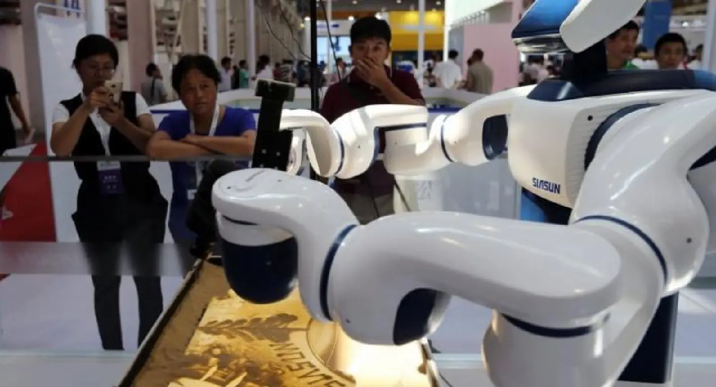 Smartening the world with robots made in China