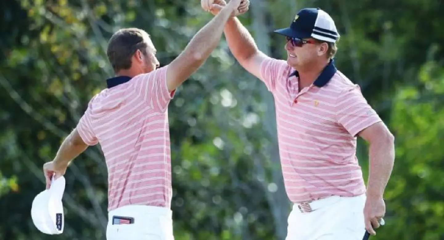 Fourball romp puts US in control of Presidents Cup Fourball romp puts US in control of Presidents Cup