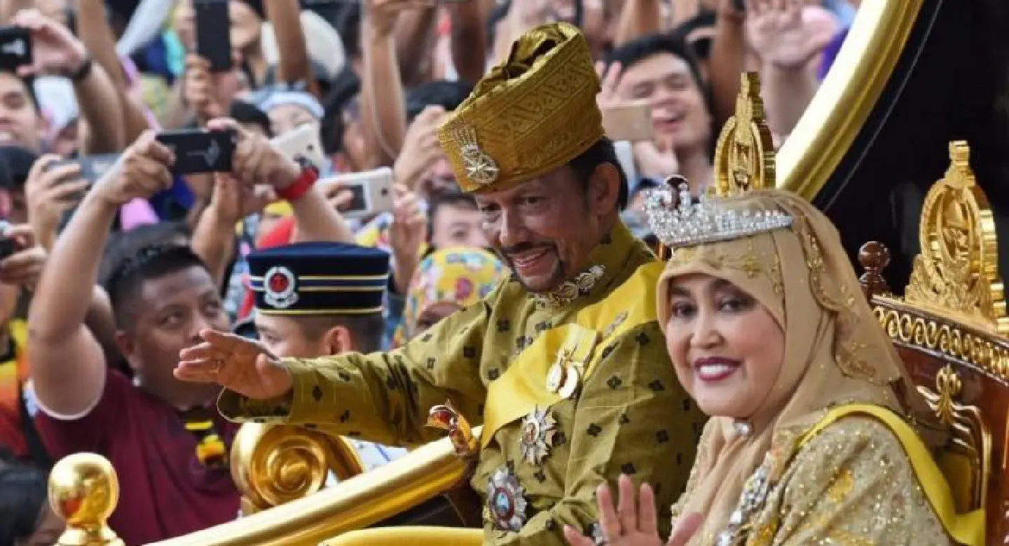 Sultan of bling: Brunei monarch marks golden jubilee in style   