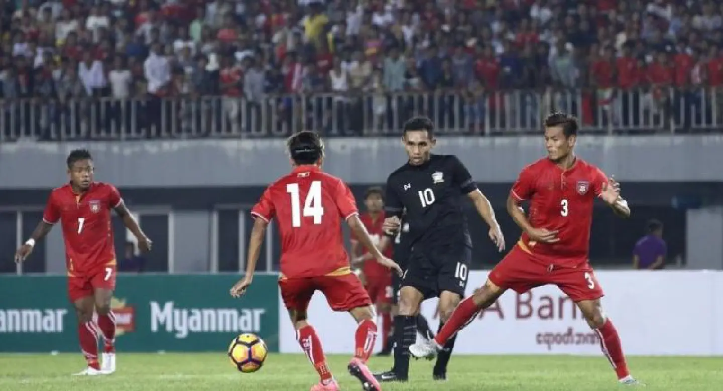 Thailand tame Myanmar 3-1 in a friendly game Thailand tame Myanmar 3-1 in a friendly game
