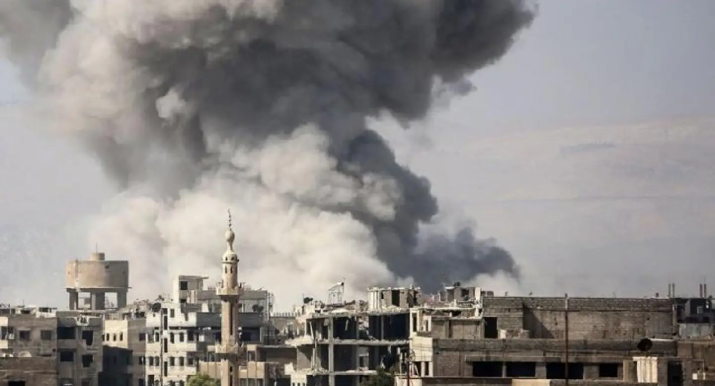Strikes kill 13 civilians in jihadist-held Syria town Strikes kill 13 civilians in jihadist-held Syria town