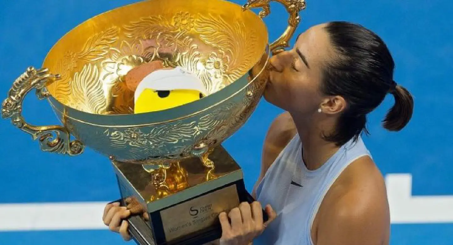 Garcia stuns new no.1 Halep to win China Open Garcia stuns new no.1 Halep to win China Open