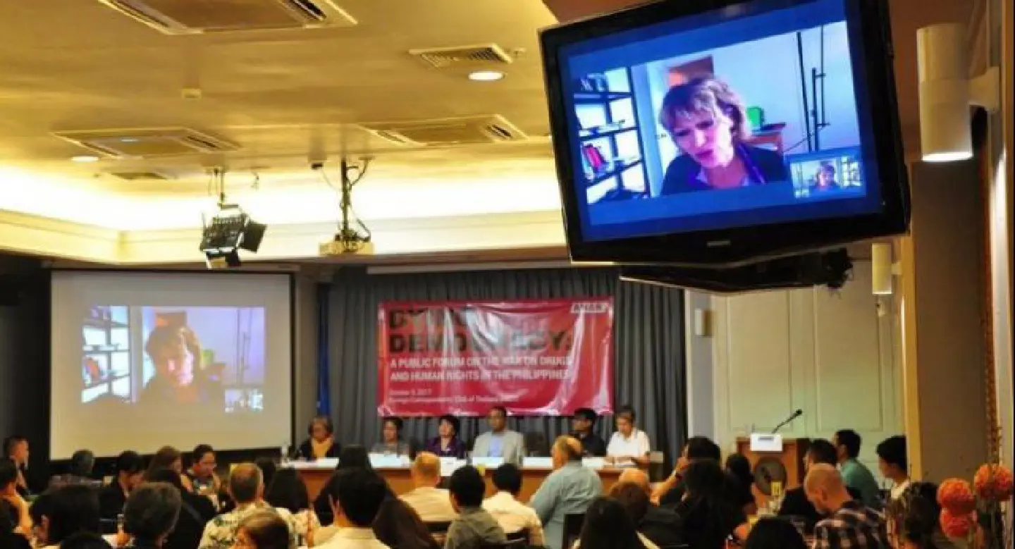 Filipinos in Bangkok denounce Duterte’s ‘drug war’ Filipinos in Bangkok denounce Duterte’s ‘drug war’