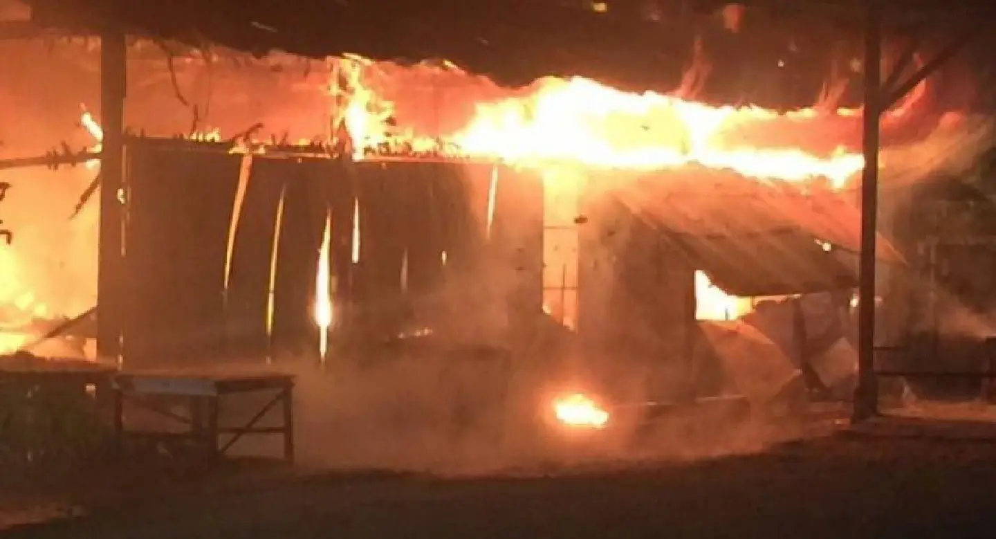 Short-circuit expected cause of fire in bus-station shophouses Short-circuit expected cause of fire in bus-station shophouses