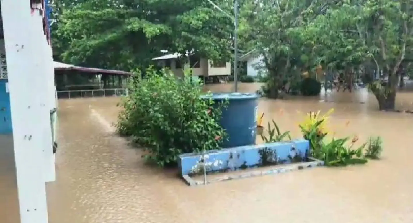 Ban Nam Pad school flooded for 10th time this year Ban Nam Pad school flooded for 10th time this year