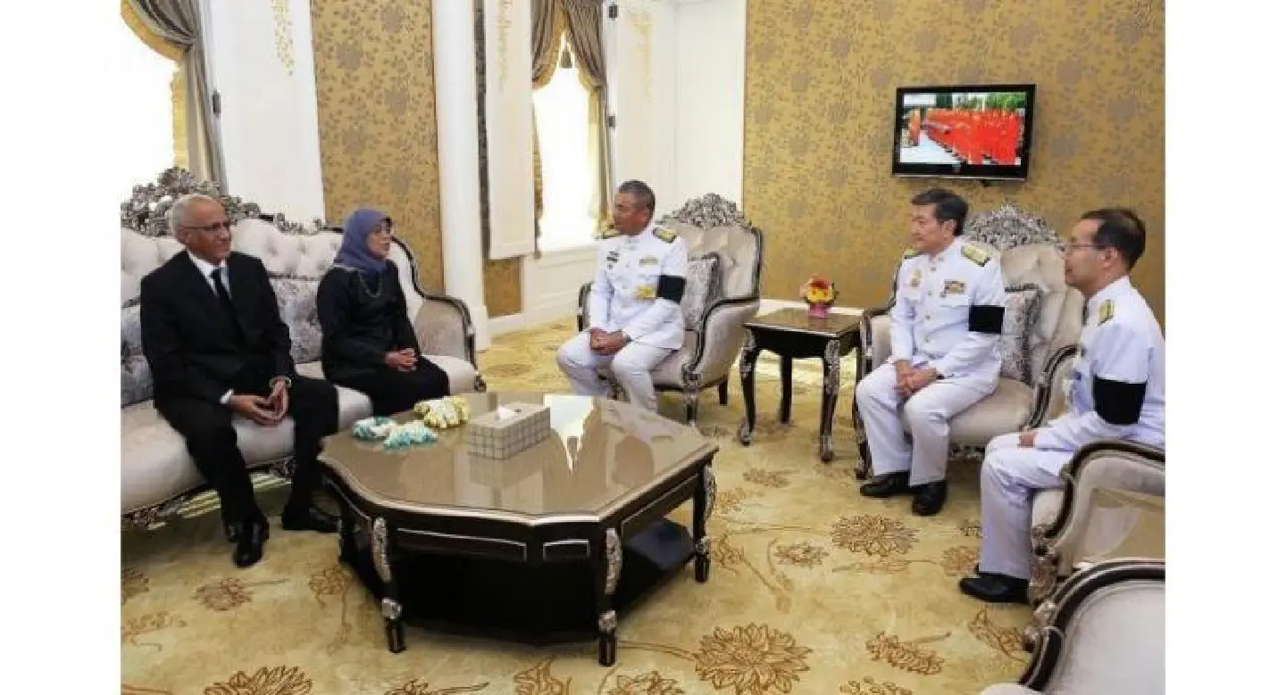 President Halimah pays tribute to late Thai King President Halimah pays tribute to late Thai King