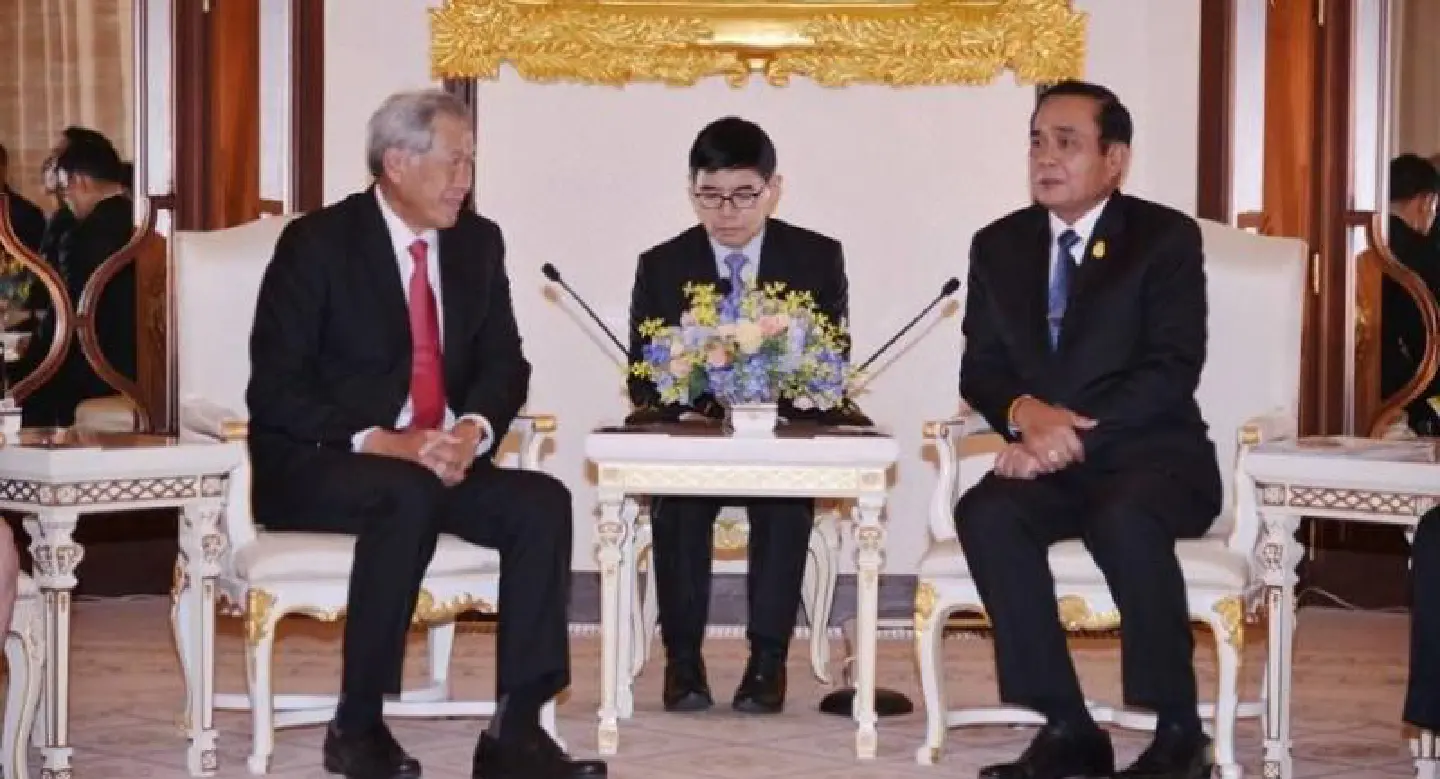 Prayut and Ng urge stronger ties on military and technology Prayut and Ng urge stronger ties on military and technology