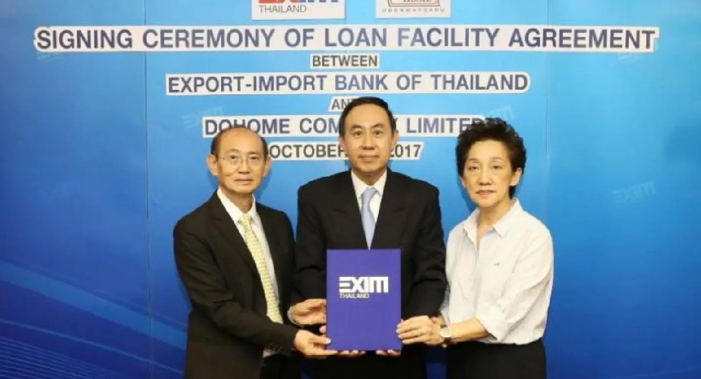 EXIM signs Bt112m loan deal with Dohome