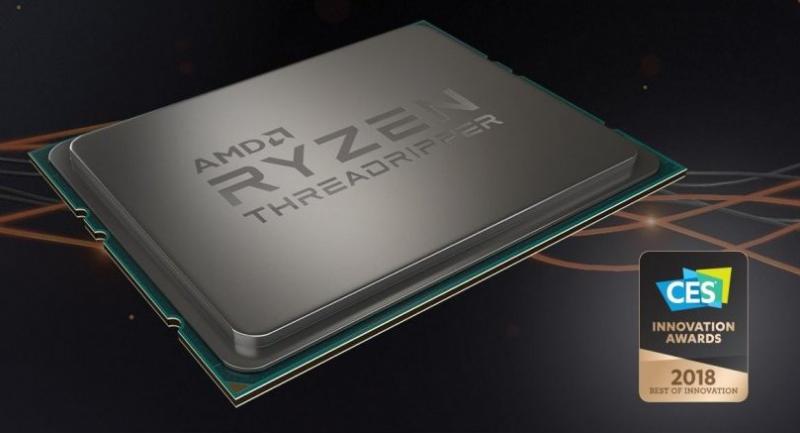 AMD Ryzen Threadripper 1950X wins CES 2018 Best of Innovation award