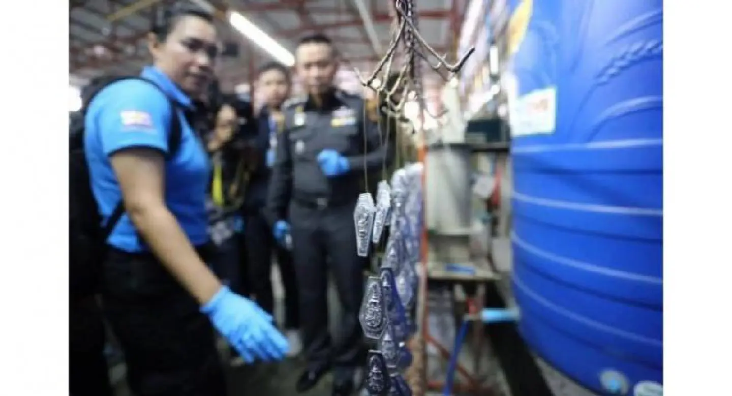 Factory suspected of fake Royal Cremation pins raided