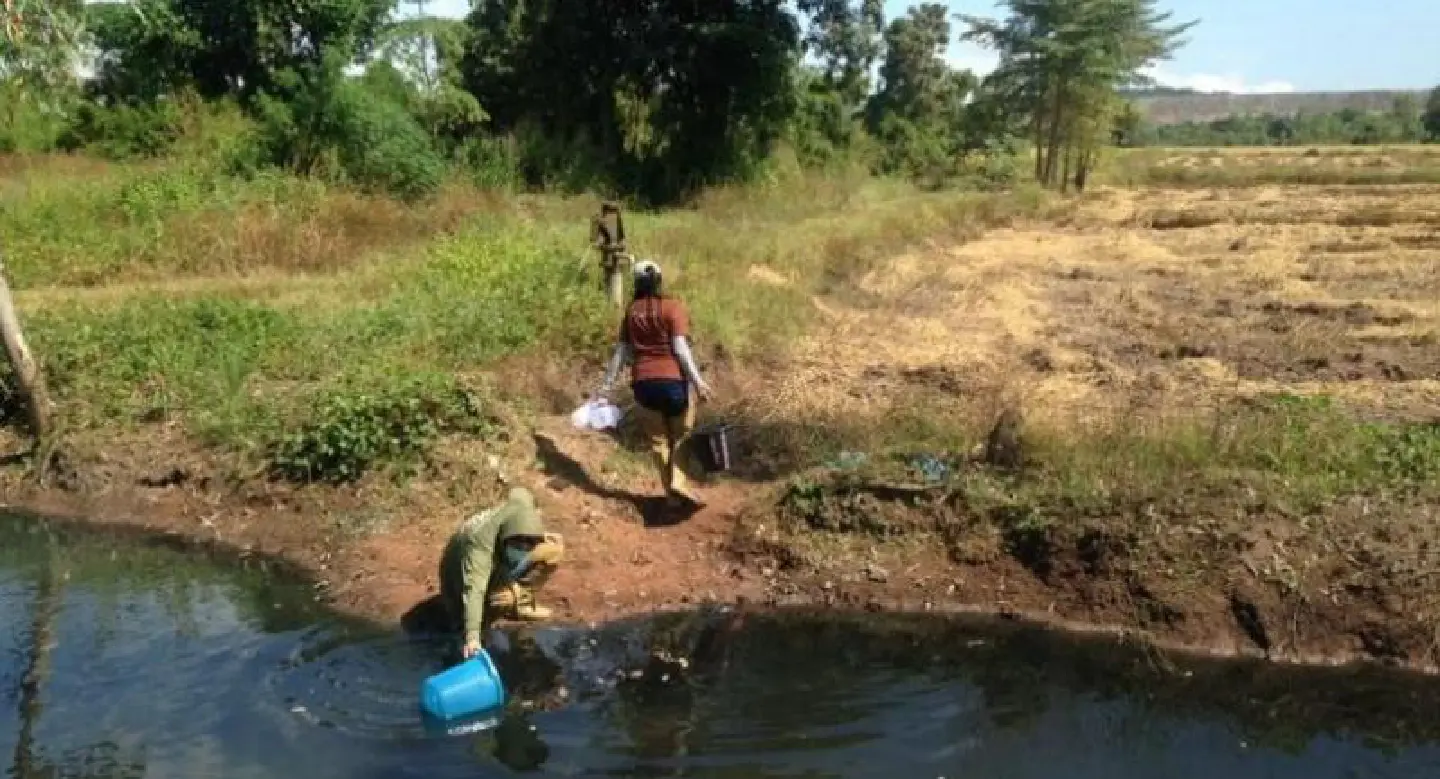 Locals point to severe water pollution near Akara gold mine Locals point to severe water pollution near Akara gold mine