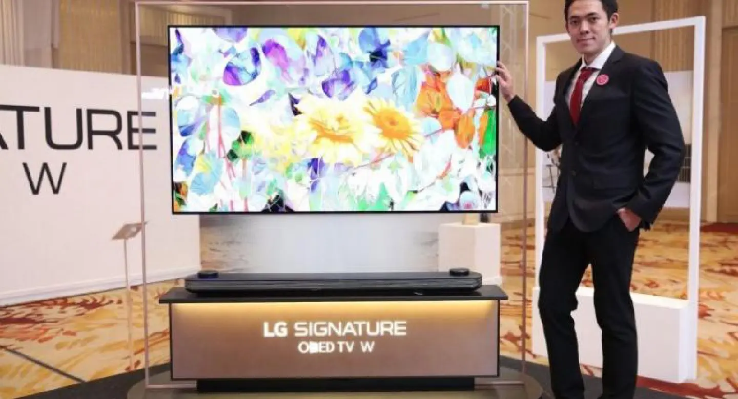 LG launches thin wall-mounted television
