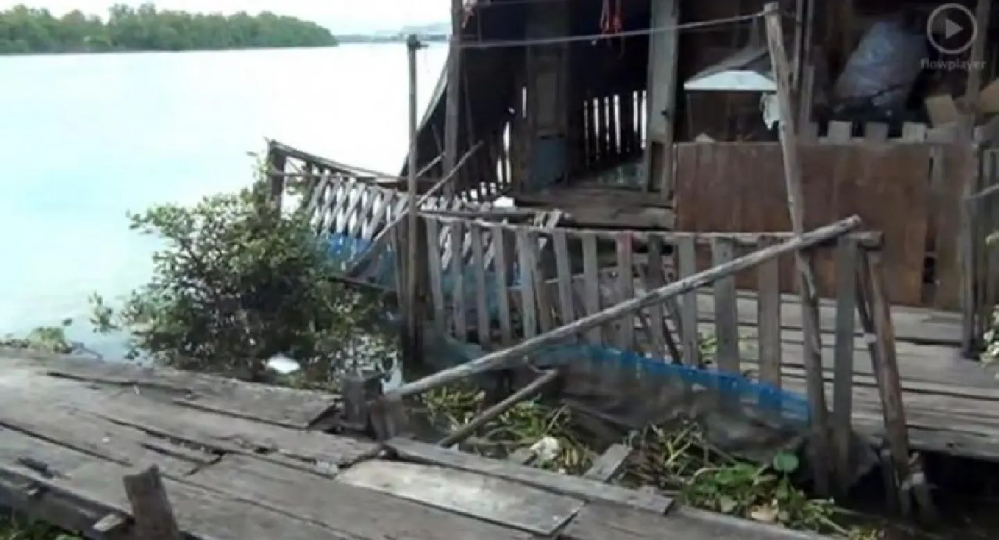 Incapacitated woman, 65, rescued after house collapses into river Incapacitated woman, 65, rescued after house collapses into river