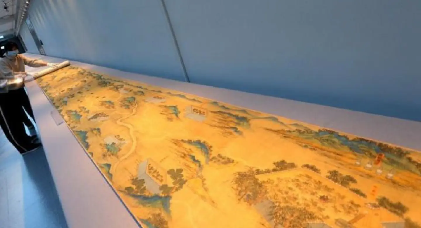Ancient Silk Road map comes home Ancient Silk Road map comes home