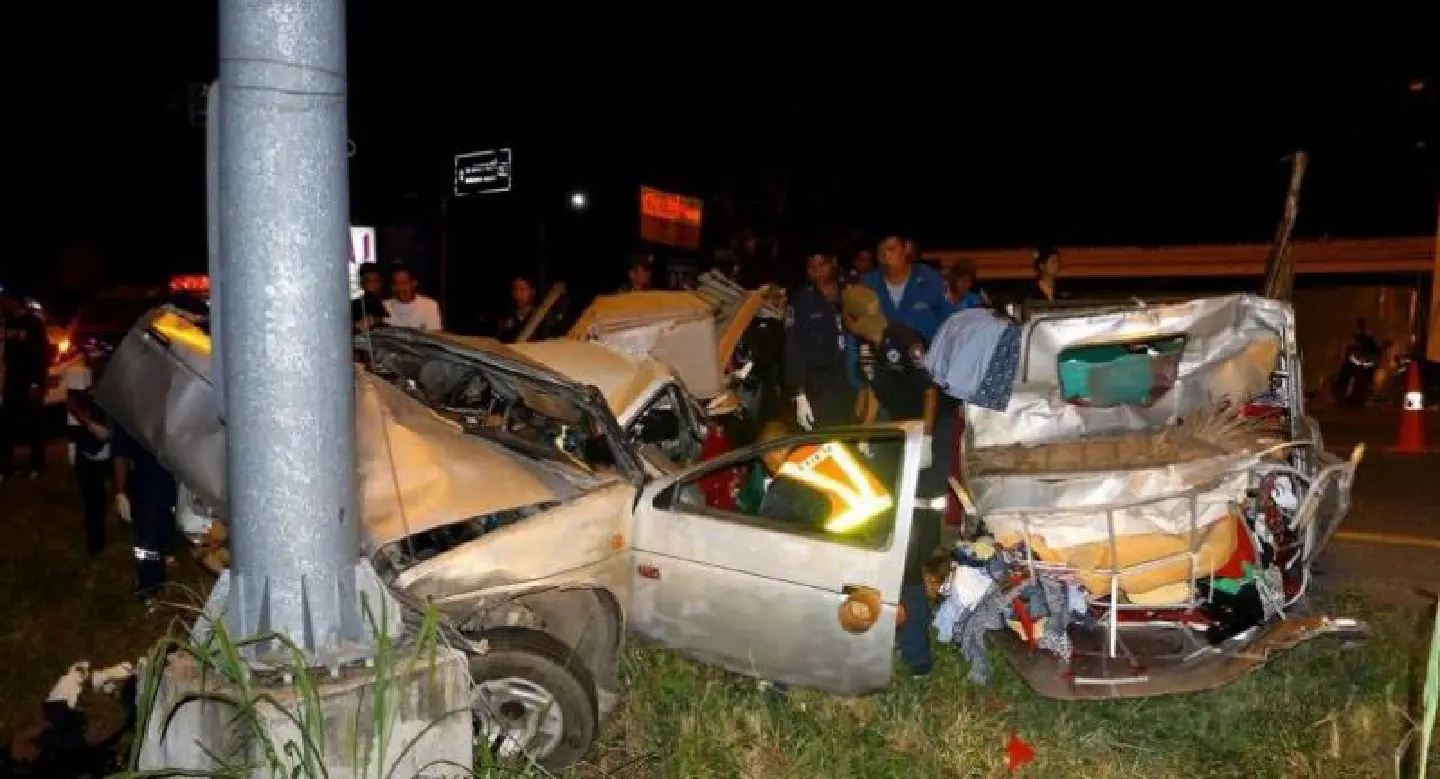 Couple killed on ‘100-body hill’ near Pattaya Couple killed on ‘100-body hill’ near Pattaya