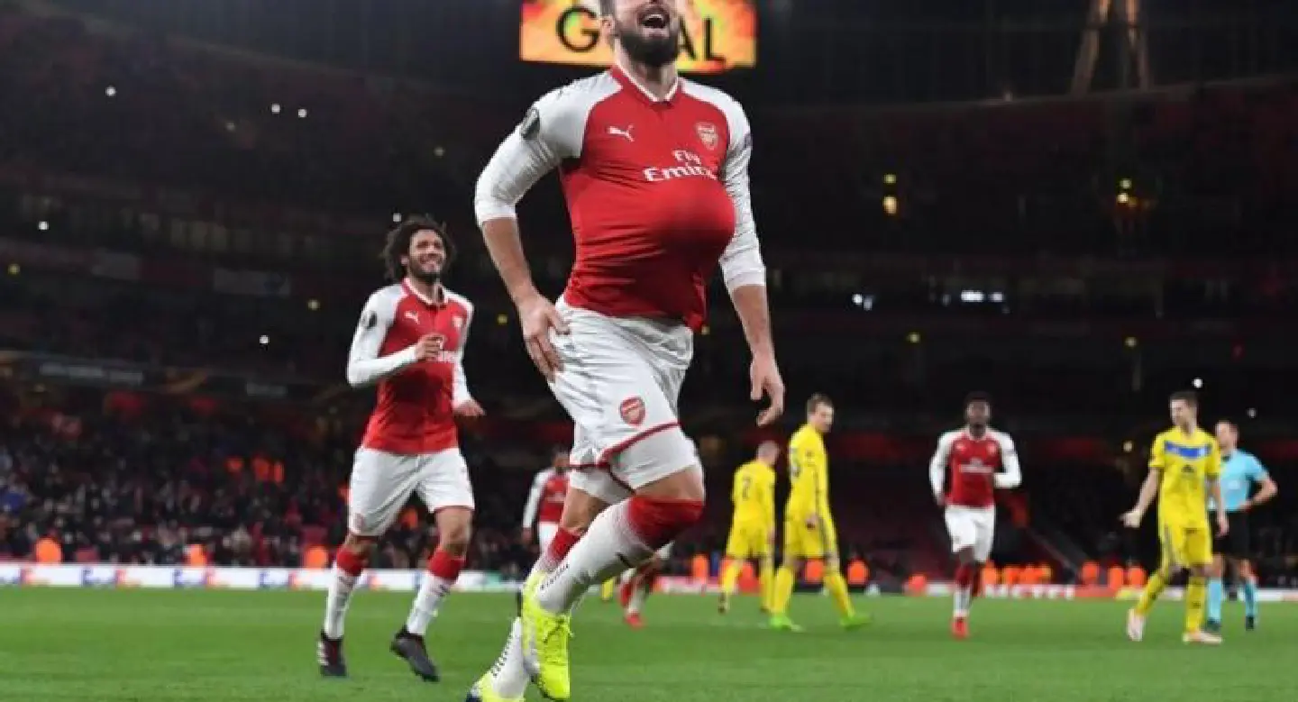 Arsenal thrash BATE Borisov, Marseille qualify Arsenal thrash BATE Borisov, Marseille qualify