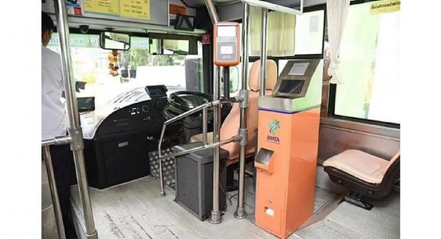 Coin boxes pulled from Bangkok buses, too slow for rush hour