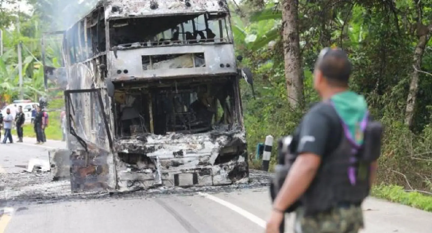 Fifth suspect arrested over Yala bus torching Fifth suspect arrested over Yala bus torching