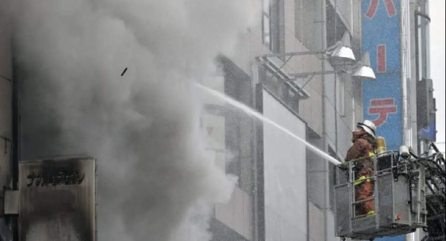 Fire broke out in a building at Shibuya Center-gai Shopping Street Fire broke out in a building at Shibuya Center-gai Shopping Street