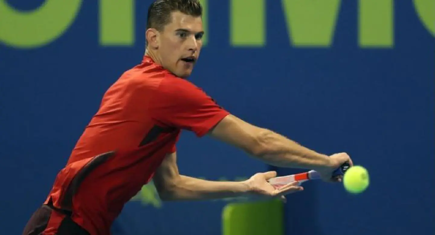 Top seed Thiem wins opening match in Qatar Top seed Thiem wins opening match in Qatar