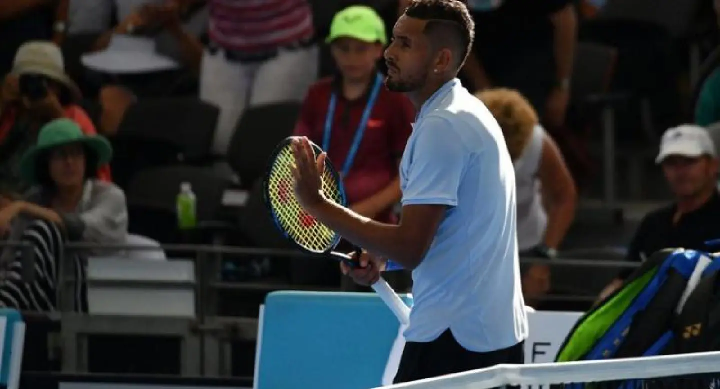 Kyrgios battles injury as Raonic crashes out Kyrgios battles injury as Raonic crashes out