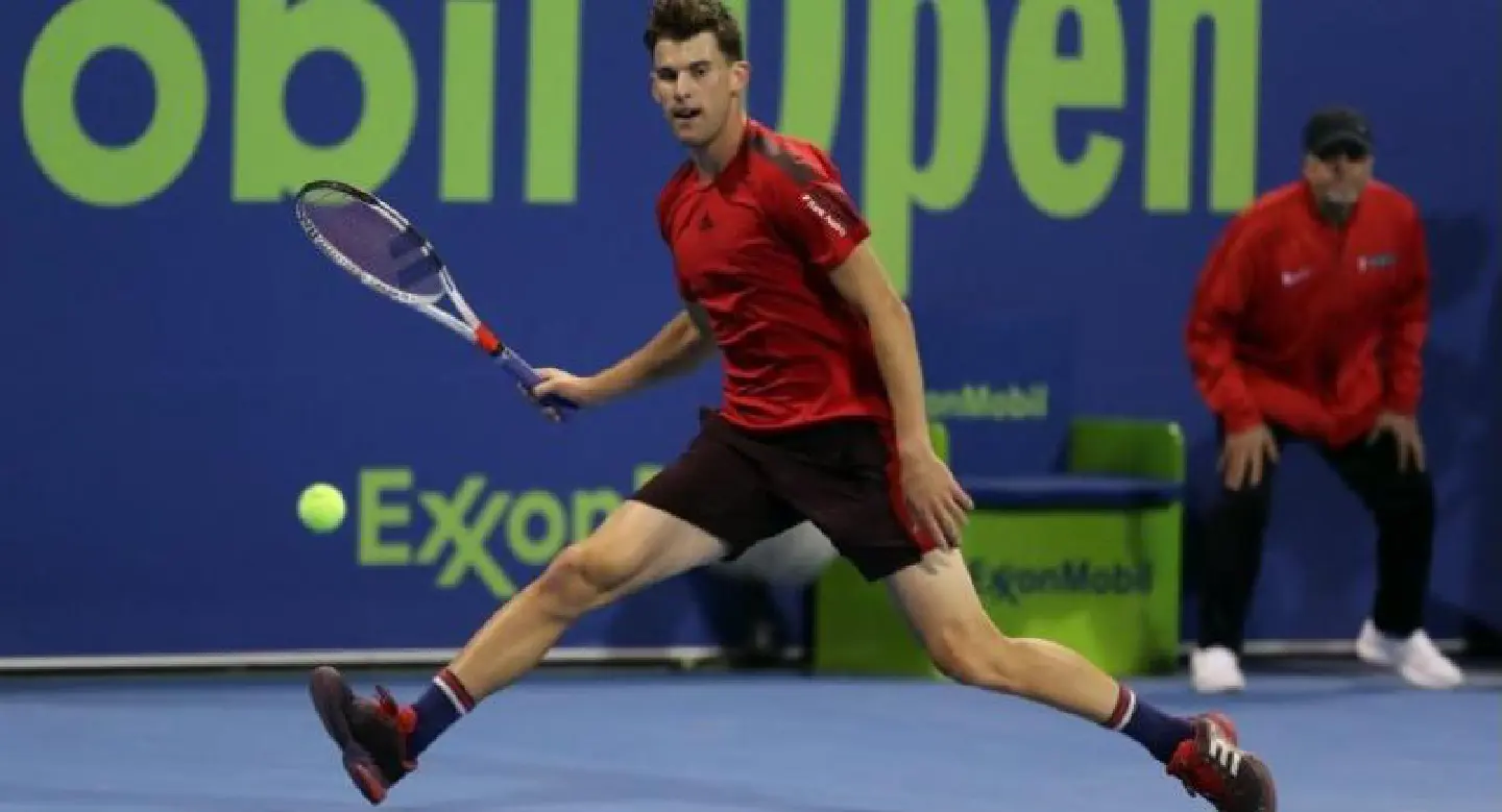 Thiem only seed left standing at Qatar Open Thiem only seed left standing at Qatar Open