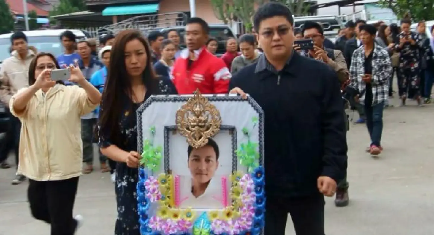 Assistant village headman arrested as 300 protest over Chiang Rai checkpoint killing Assistant village headman arrested as 300 protest over Chiang Rai checkpoint killing