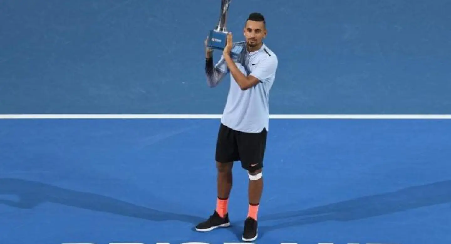 Kyrgios claims Brisbane title with scintillating display Kyrgios claims Brisbane title with scintillating display
