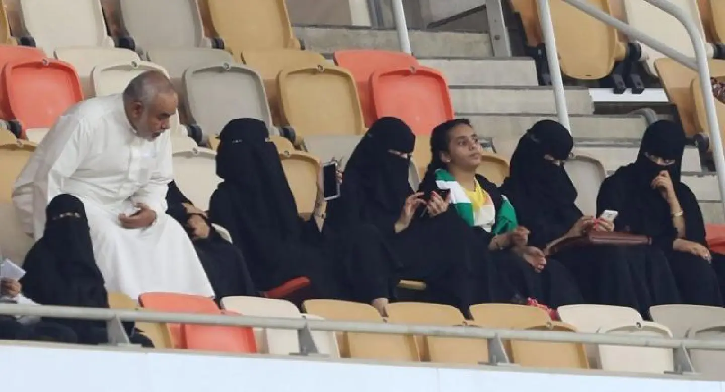 Saudi women attend football game for the first time Saudi women attend football game for the first time