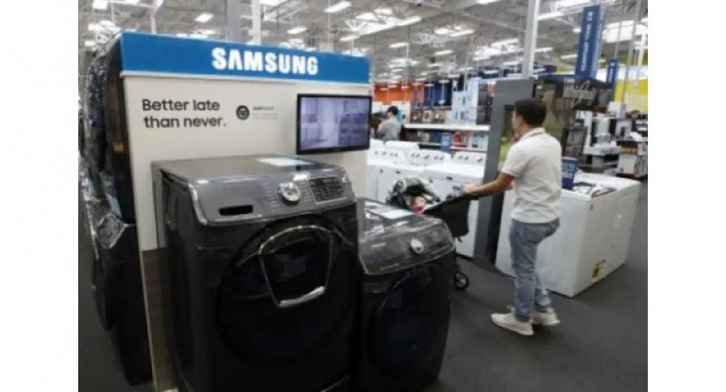Samsung starts producing washing machines in the US Samsung starts producing washing machines in the US