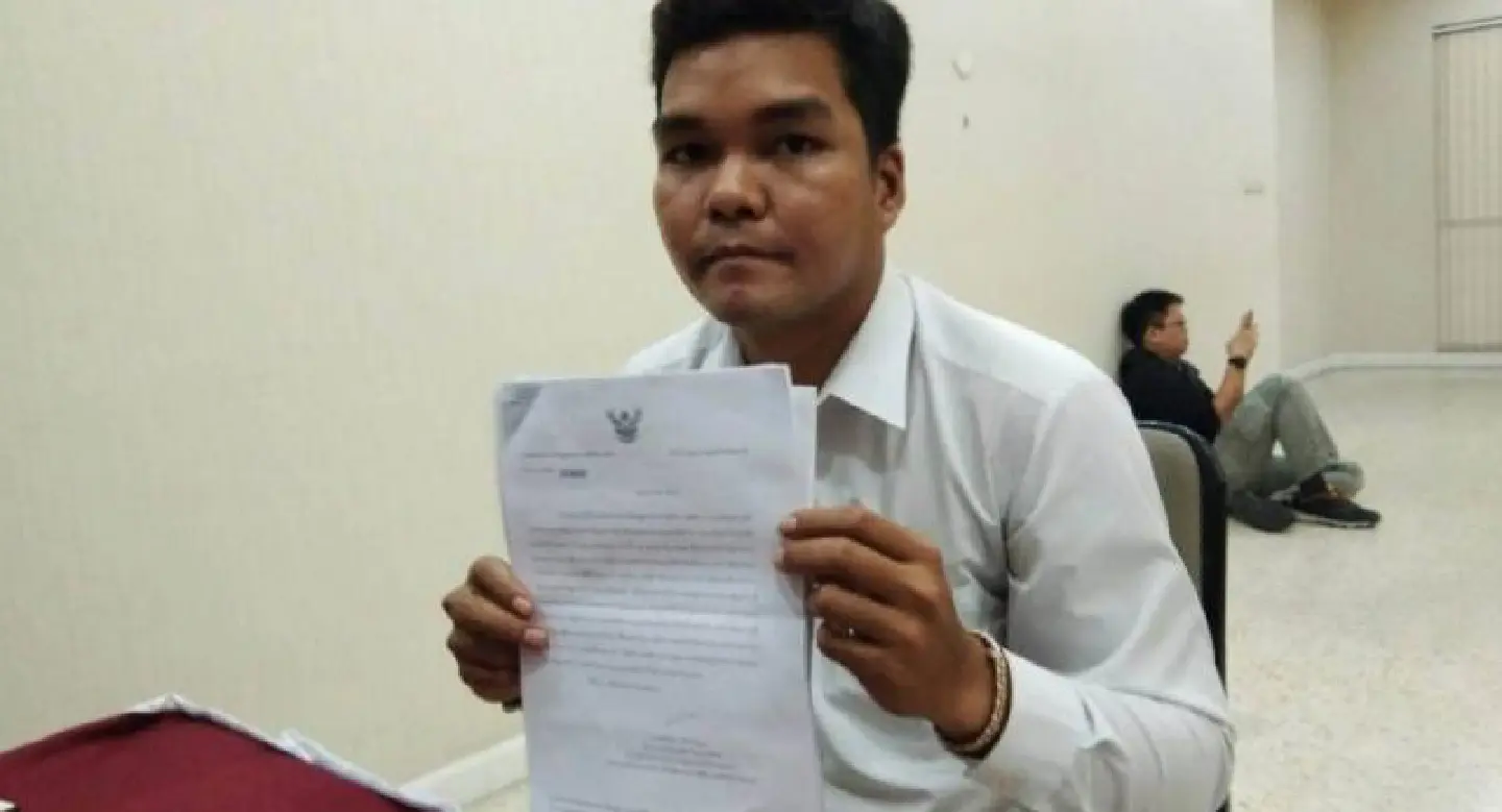 Chon Buri man files complaint over false drug arrest Chon Buri man files complaint over false drug arrest
