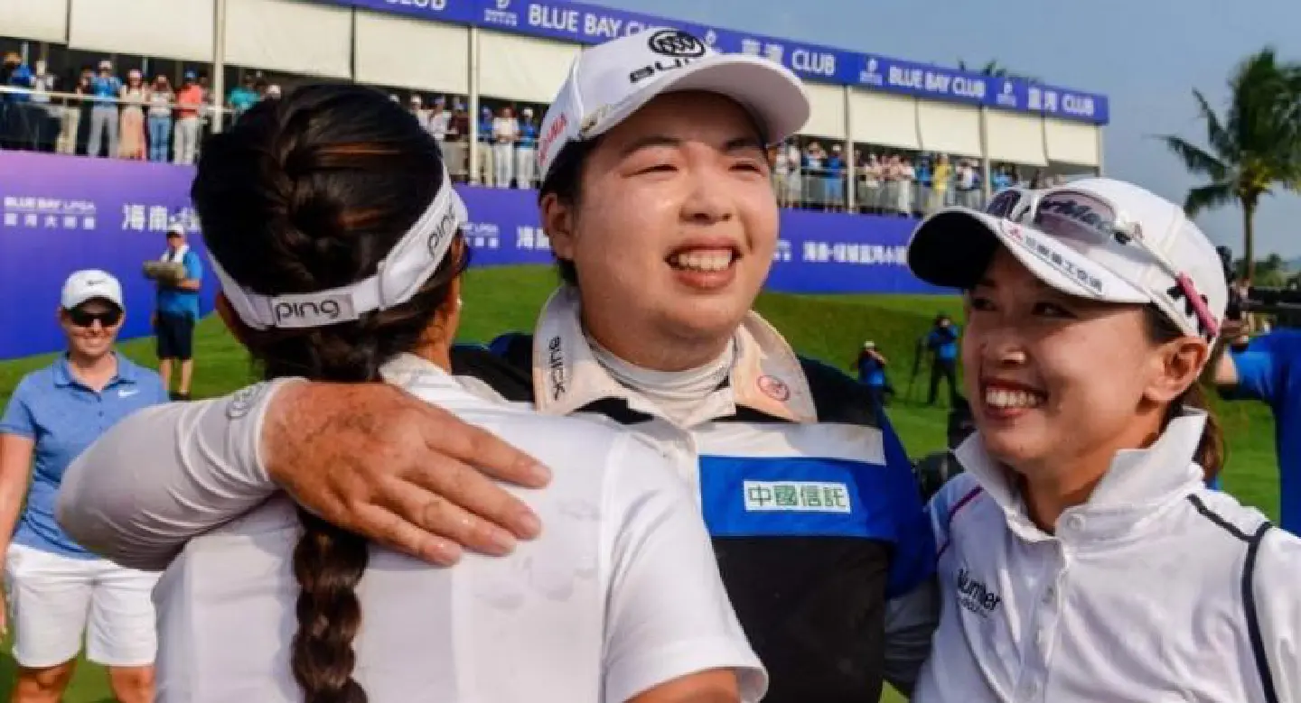 China's first golf number one and 'guinea pig' China's first golf number one and 'guinea pig'