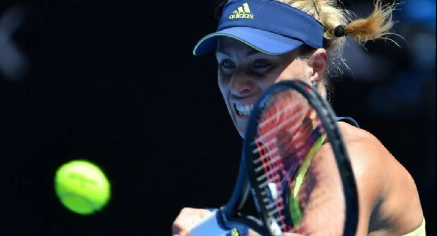 Kerber on fire in Keys rout to reach semis Kerber on fire in Keys rout to reach semis