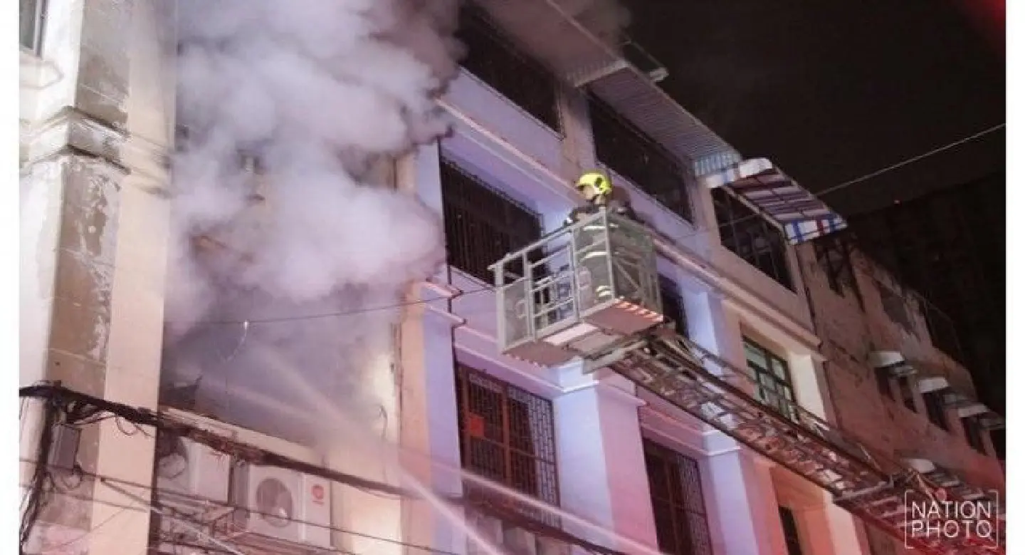 Two killed in Bangkok building fire Two killed in Bangkok building fire