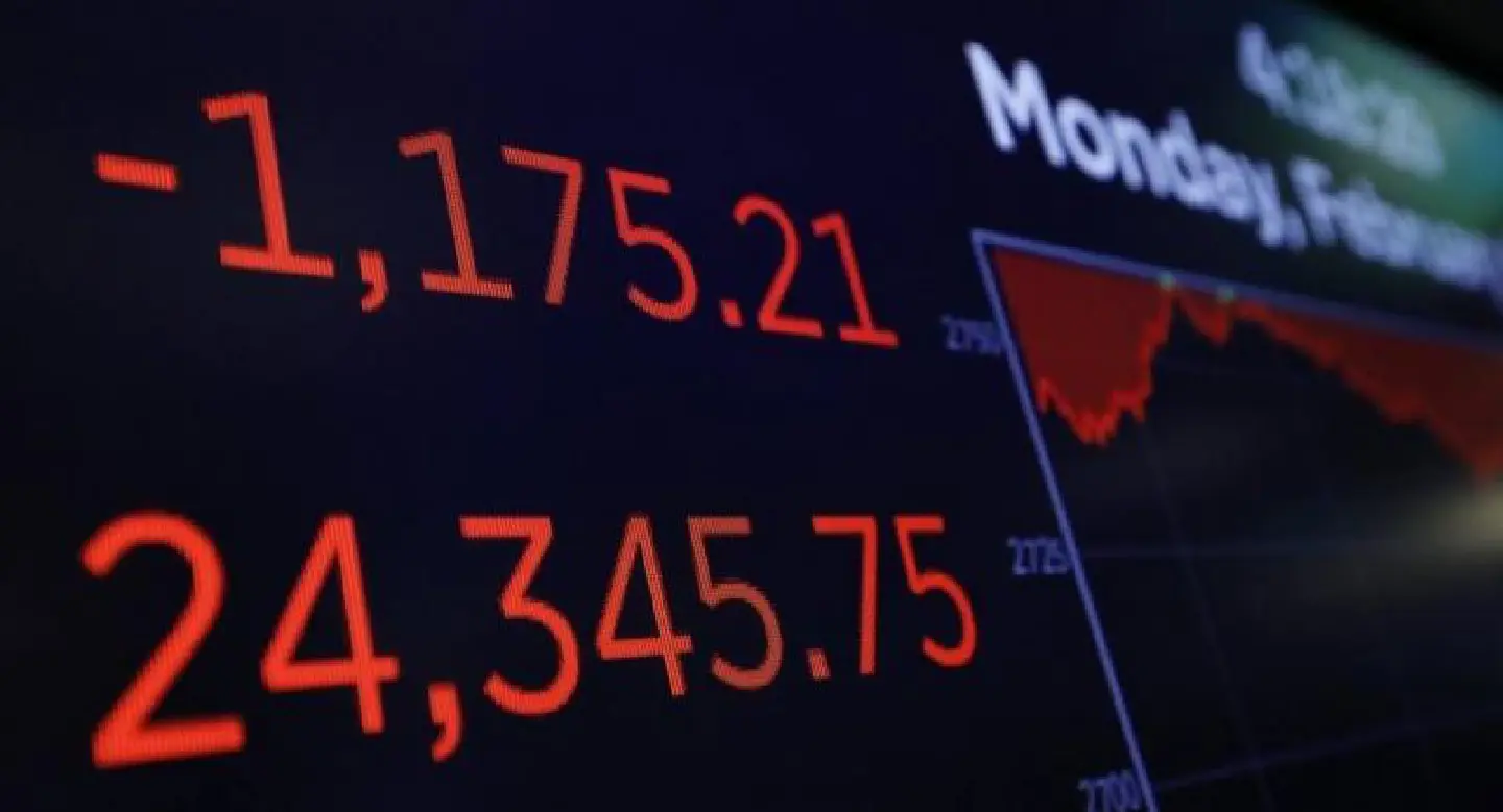 Wall Street stocks plunge in chaotic session Wall Street stocks plunge in chaotic session
