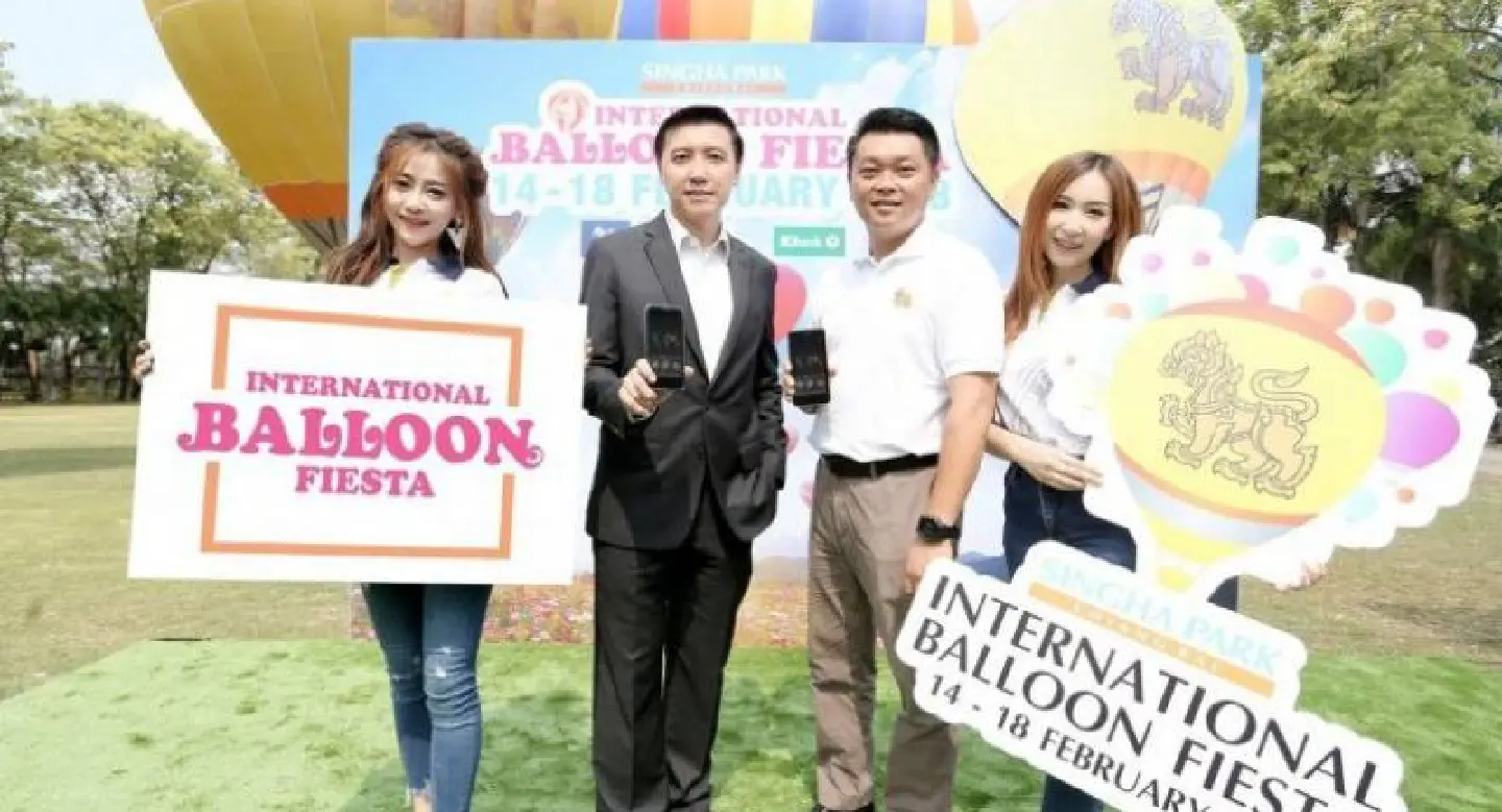 KBank promotes QR code payment at Singha balloon fiesta KBank promotes QR code payment at Singha balloon fiesta