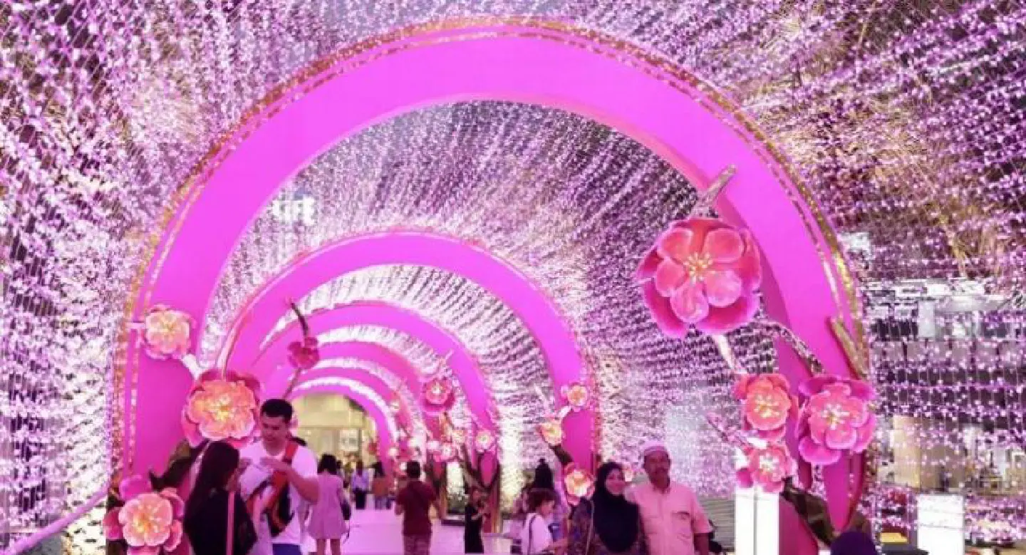 Lanterns, acrobats, music and shopping welcome the Year of the Dog