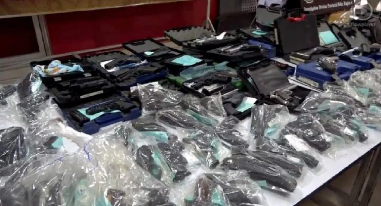 Pawn shop owner arrested over vast firearms collection Pawn shop owner arrested over vast firearms collection