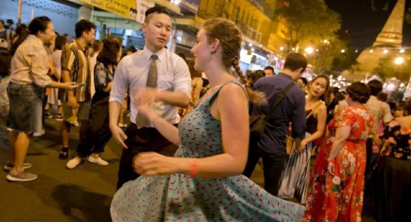 Swing time: Thais go dancing in the streets