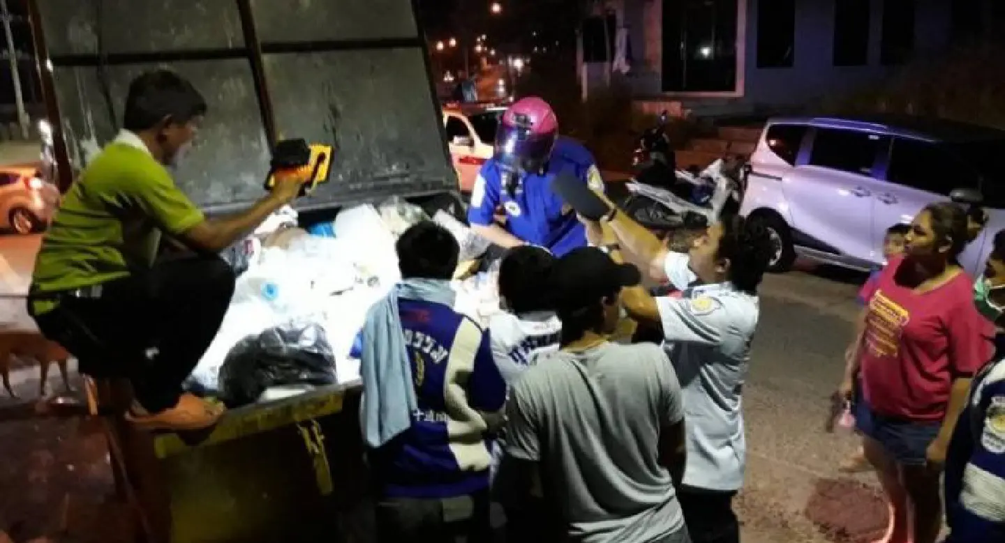 Baby girl found in Patong rubbish bin Baby girl found in Patong rubbish bin